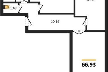 Фото №1: 2-комнатная квартира 66 м² - Краснодар, мкр. Музыкальный, ул. Российская, 257/7