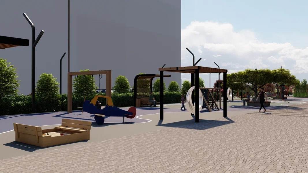 Фото №6: 3-комнатная квартира 86 м² - Краснодар, Прикубанский внутригородской округ, 9-й километр, мкр. жилой комплекс Небо, ул. Ярославская, 115лит6