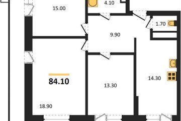 Фото №1: 3-комнатная квартира 85 м² - Краснодар, мкр. 9-й километр, ул. Ярославская, 115лит5