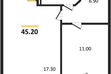 Фото №1: 1-комнатная квартира 45 м² - Краснодар, мкр. Прикубанский внутригородской округ, ул. Героя Владислава Посадского, 17