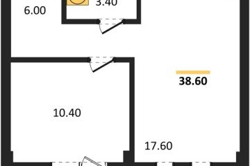 Фото №1: 1-комнатная квартира 39 м² - Краснодар, мкр. Прикубанский внутригородской округ, ул. Круговая, 4/1