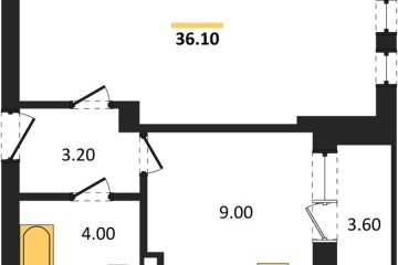 Фото №1: 1-комнатная квартира 36 м² - Краснодар, мкр. Прикубанский внутригородской округ, ул. Круговая, 4/1