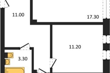 Фото №1: 2-комнатная квартира 67 м² - Краснодар, мкр. Прикубанский внутригородской округ, ул. Круговая, 4/1