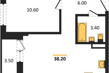 Фото №1: 1-комнатная квартира 39 м² - Краснодар, мкр. Прикубанский внутригородской округ, ул. Круговая, 4/1