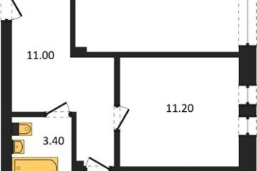 Фото №1: 2-комнатная квартира 66 м² - Краснодар, мкр. Прикубанский внутригородской округ, ул. Круговая, 4/1