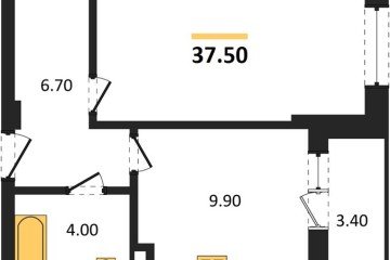Фото №1: 1-комнатная квартира 38 м² - Краснодар, мкр. Фестивальный, ул. Круговая, 4/1