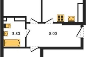 Фото №1: 2-комнатная квартира 63 м² - Краснодар, мкр. жилой комплекс Лето, ул. Западный Обход, 48