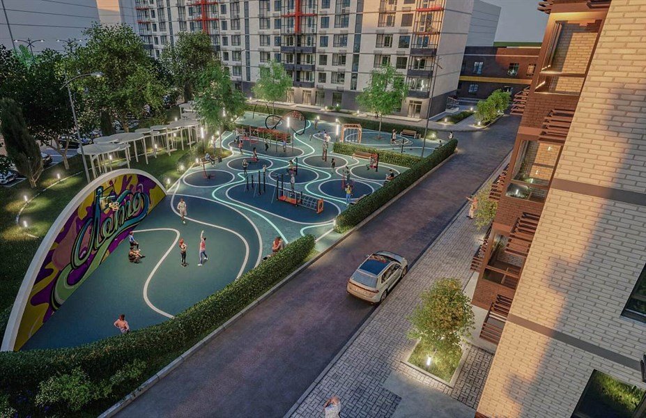 Фото №4: 2-комнатная квартира 55 м² - Краснодар, Прикубанский внутригородской округ, мкр. жилой комплекс Лето, ул. Западный Обход, 48