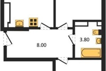 Фото №1: 2-комнатная квартира 63 м² - Краснодар, мкр. жилой комплекс Лето, ул. Западный Обход, 48