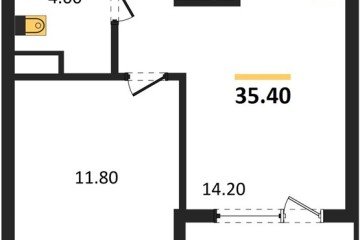 Фото №1: 1-комнатная квартира 35 м² - Краснодар, мкр. Карасунский внутригородской округ, ул. Виктора Казанцева, 1.3лит1