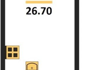 Фото №1: Студия 26 м² - Краснодар, мкр. Карасунский внутригородской округ, ул. Виктора Казанцева, 1.3лит1