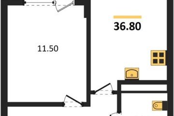 Фото №1: 1-комнатная квартира 36 м² - Краснодар, мкр. Карасунский внутригородской округ, ул. Виктора Казанцева, 1.3лит1