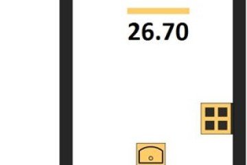 Фото №1: Студия 26 м² - Краснодар, мкр. Карасунский внутригородской округ, ул. Виктора Казанцева, 1.3лит1