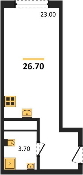 Фото №1: Студия 26 м² - Краснодар, мкр. Карасунский внутригородской округ