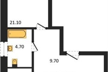 Фото №1: 2-комнатная квартира 66 м² - Краснодар, мкр. Карасунский внутригородской округ, 