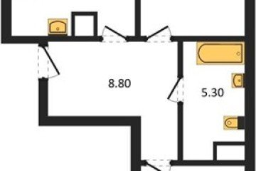 Фото №1: 2-комнатная квартира 60 м² - Краснодар, мкр. Карасунский внутригородской округ, 