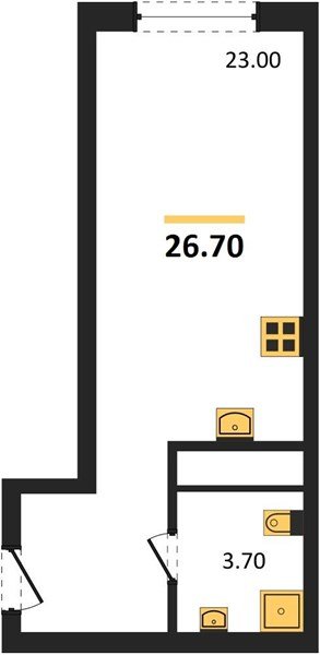 Фото №1: Студия 26 м² - Краснодар, мкр. Карасунский внутригородской округ