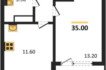 Фото №1: 1-комнатная квартира 35 м² - Краснодар, мкр. Карасунский внутригородской округ, 