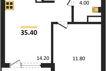 Фото №1: 1-комнатная квартира 35 м² - Краснодар, мкр. Карасунский внутригородской округ, ул. Виктора Казанцева, 1.3лит2