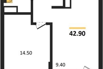 Фото №1: 1-комнатная квартира 42 м² - Краснодар, мкр. Карасунский внутригородской округ, ул. Виктора Казанцева, 1.3лит2