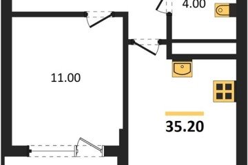 Фото №1: 1-комнатная квартира 35 м² - Краснодар, мкр. Карасунский внутригородской округ, ул. Виктора Казанцева, 1.3лит2