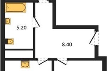 Фото №1: 2-комнатная квартира 67 м² - Краснодар, мкр. ЖК Первое Место, ул. Виктора Казанцева, 1.3лит2