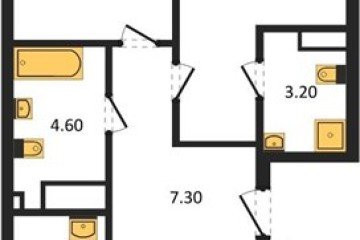 Фото №1: 2-комнатная квартира 71 м² - Краснодар, мкр. Карасунский внутригородской округ, ул. Виктора Казанцева, 1.3лит2