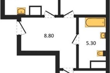 Фото №1: 2-комнатная квартира 60 м² - Краснодар, мкр. Карасунский внутригородской округ, 