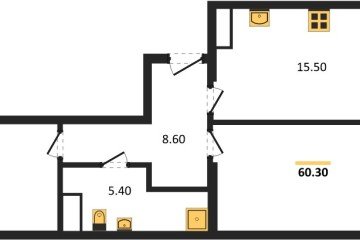 Фото №1: 2-комнатная квартира 60 м² - Краснодар, мкр. Карасунский внутригородской округ, 