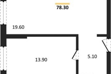 Фото №1: 2-комнатная квартира 78 м² - Краснодар, мкр. Карасунский внутригородской округ, 