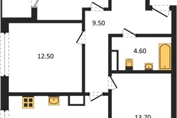 Фото №1: 3-комнатная квартира 74 м² - Краснодар, мкр. Карасунский внутригородской округ, 