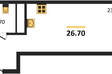 Фото №1: Студия 26 м² - Краснодар, мкр. Карасунский внутригородской округ, 