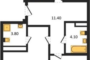 Фото №1: 2-комнатная квартира 75 м² - Краснодар, мкр. Карасунский внутригородской округ, 