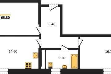 Фото №1: 2-комнатная квартира 65 м² - Краснодар, мкр. Карасунский внутригородской округ, 