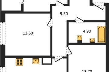 Фото №1: 3-комнатная квартира 75 м² - Краснодар, мкр. Карасунский внутригородской округ, 