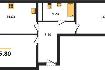 Фото №1: 2-комнатная квартира 65 м² - Краснодар, мкр. Карасунский внутригородской округ, 