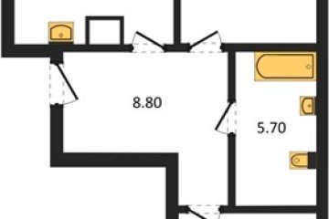 Фото №1: 2-комнатная квартира 60 м² - Краснодар, мкр. Карасунский внутригородской округ, 