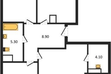 Фото №1: 3-комнатная квартира 98 м² - Краснодар, мкр. Карасунский внутригородской округ, 