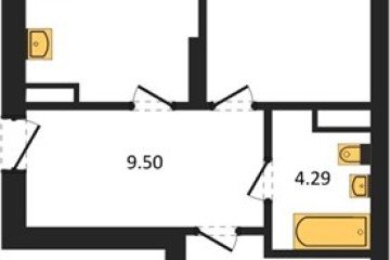 Фото №1: 2-комнатная квартира 56 м² - Северская, мкр. ЖК Цветной Бульвар, 