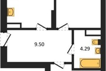 Фото №1: 2-комнатная квартира 56 м² - Северская, мкр. ЖК Цветной Бульвар, 