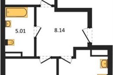 Фото №1: 2-комнатная квартира 58 м² - Северская, мкр. ЖК Цветной Бульвар, 