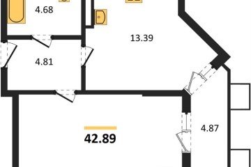 Фото №1: 1-комнатная квартира 42 м² - Северская, мкр. ЖК Цветной Бульвар, 