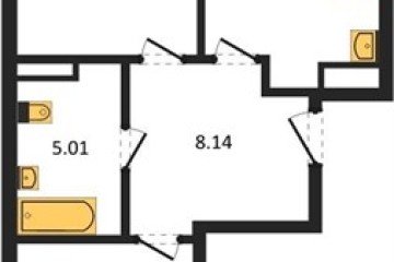 Фото №1: 2-комнатная квартира 58 м² - Северская, мкр. ЖК Цветной Бульвар, 