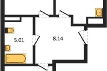 Фото №1: 2-комнатная квартира 58 м² - Северская, мкр. ЖК Цветной Бульвар, 