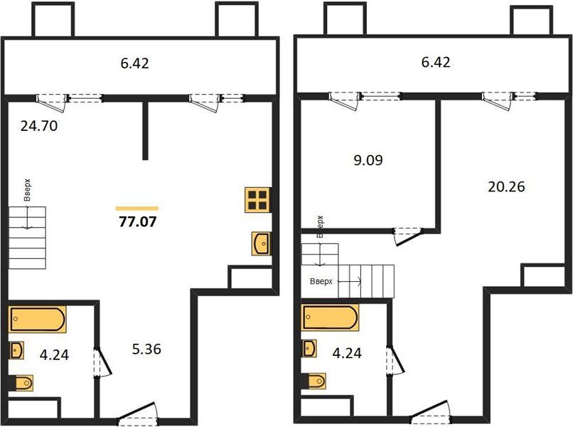 Фото №1: 2-комнатная квартира 77 м² - Северская, мкр. ЖК Цветной Бульвар