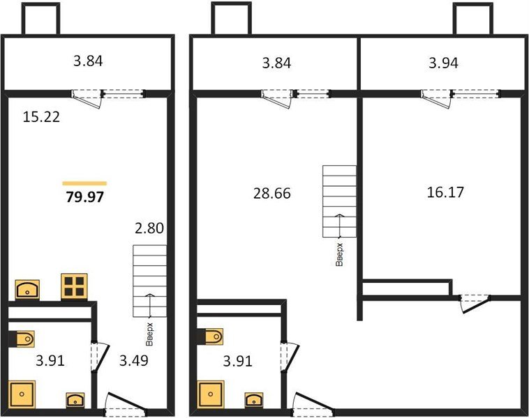 Фото №1: 2-комнатная квартира 79 м² - Северская, мкр. ЖК Цветной Бульвар