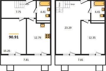 Фото №1: 3-комнатная квартира 90 м² - Северская, мкр. ЖК Цветной Бульвар, 