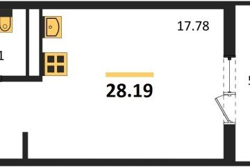 Фото №1: Студия 28 м² - Северская, мкр. ЖК Цветной Бульвар, 