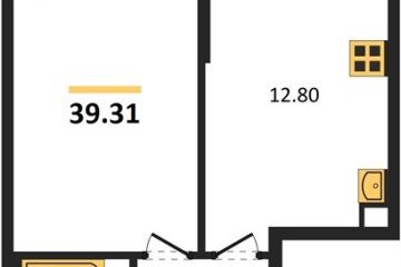 Фото №1: 1-комнатная квартира 39 м² - Северская, мкр. ЖК Цветной Бульвар, 