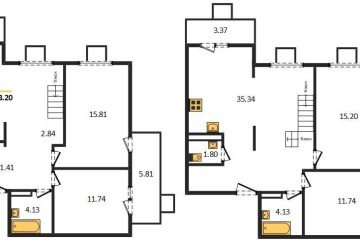 Фото №1: 5+-комнатная квартира 148 м² - Северская, мкр. ЖК Цветной Бульвар, 